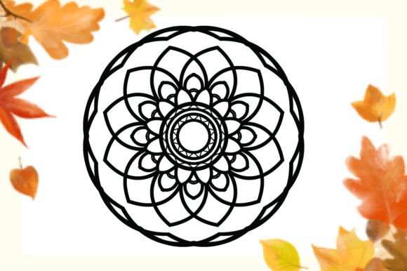 Beautiful Floral Mandala Vector Artwork for Graphics and Illustrations