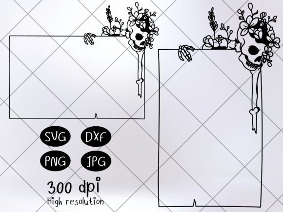Floral Skeleton Frame Svg: A Review for Graphics & Illustrations Sellers
