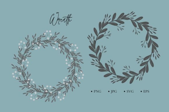 Floral Wreath Silhouette: A Designer's Review of Graphics and Illustrations