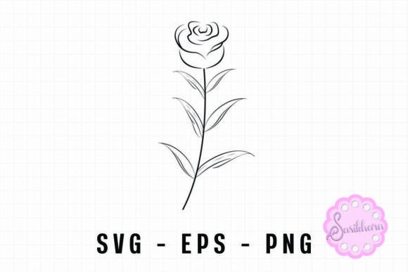 Flower Line Art Floral Design: Graphics & Illustrations Review