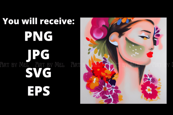 Gouache Floral Beauty Graphics for Handmade Illustrations