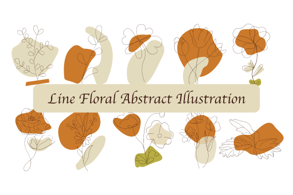 Line Floral Abstract Illustration: A Review for Graphics and Illustrations Sellers