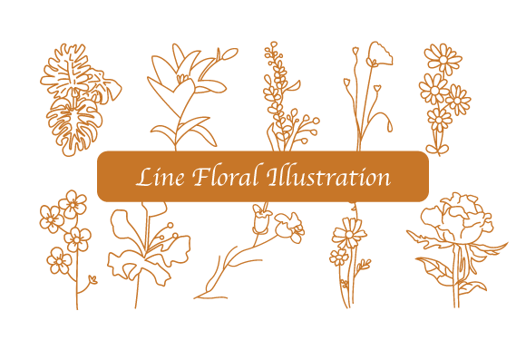 Line Floral Illustration: A Review for Graphics and Illustrations Sellers