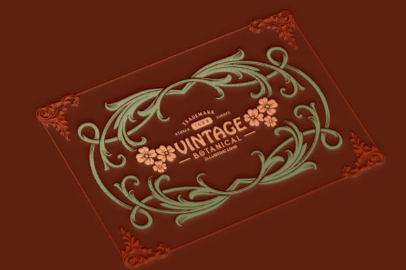 Luxury Classic Floral Frame Flourish Svg Graphics