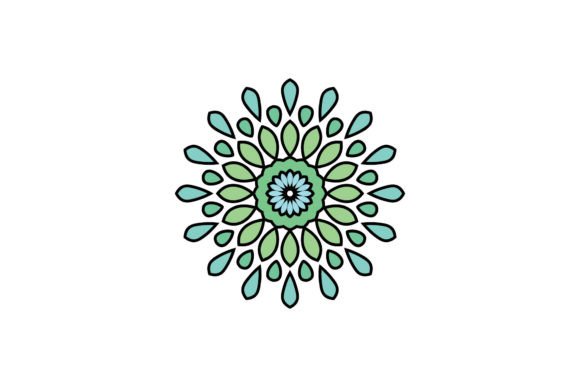 Mandala Illustration Green Floral Leaf Review