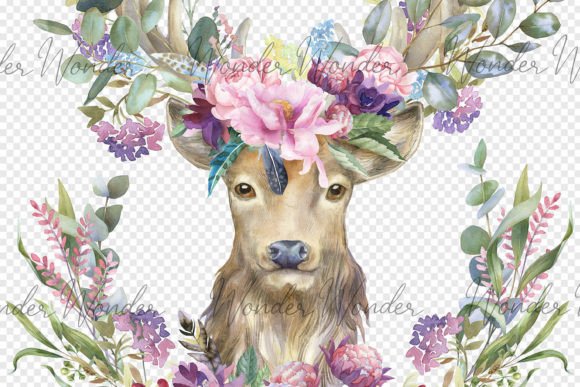 Watercolor Floral Boho Wedding Deer Review