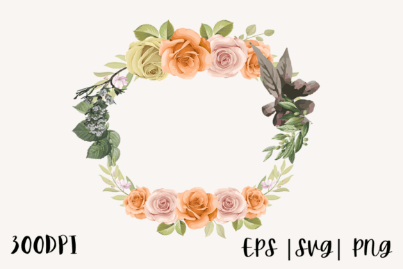 Watercolor Floral Frame Illustration Review